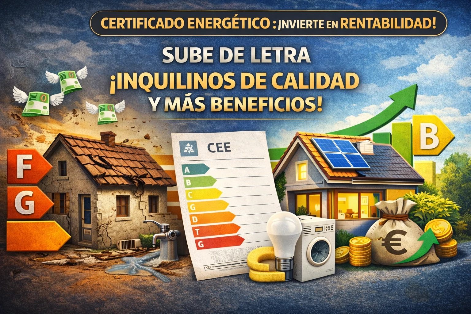 mejorar la eficiencia energética de un piso alquiler